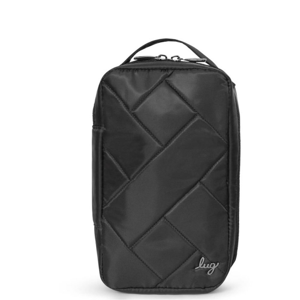 Lug Hover Cosmetic Pouch - Midnight Black